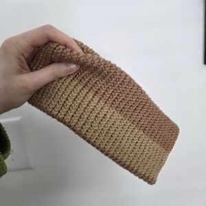 Hand Knit 'Peanut Butter' Headband